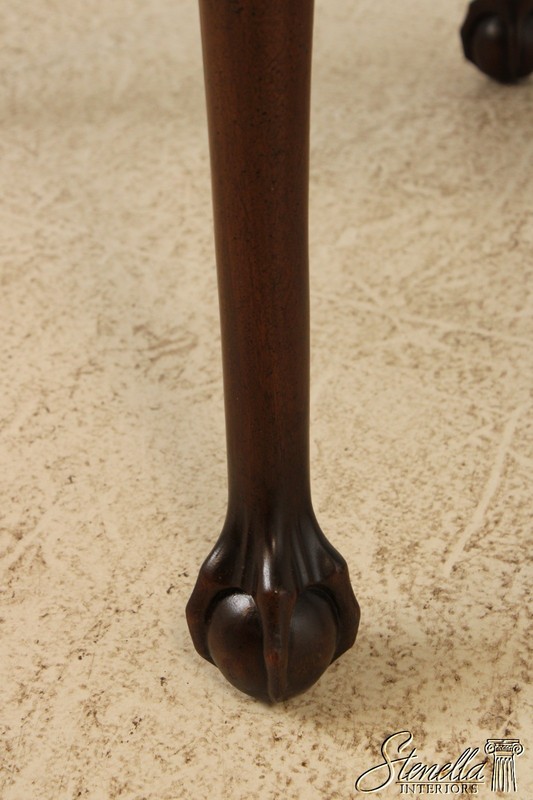 L70274: BIGGS Thomas Jefferson Ball & Claw Mahogany Table gallery
