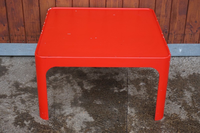 Vintage Side Table Peter Ghyczy Coffee Table Space Age 70s Retro Horn gallery