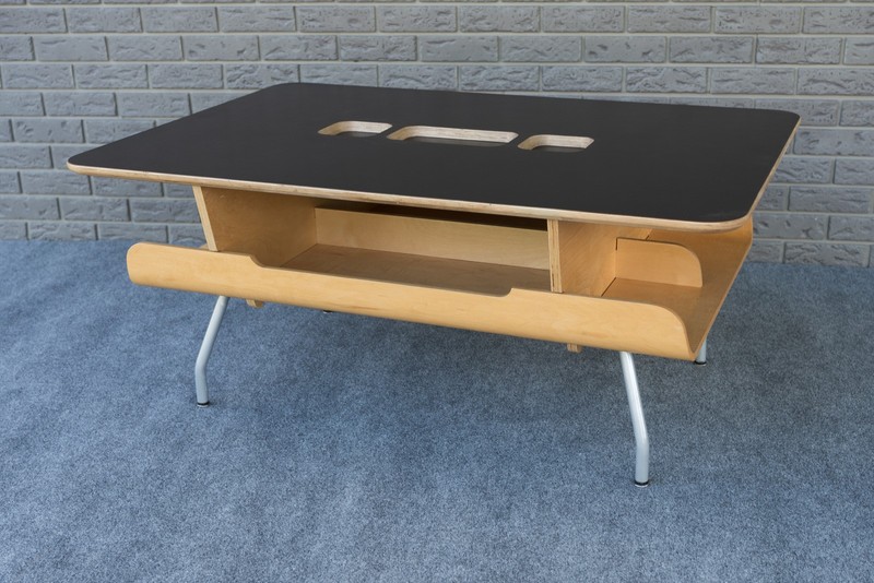 Post Modern Herman Miller Takase Hutton Kotatsu Table Bent Plywood Coffee Table