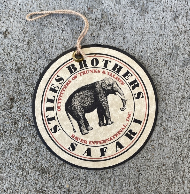 Stiles Bros Safari Line Cocktail Table Mahogany Rattan Leather Brass 1880s Style gallery