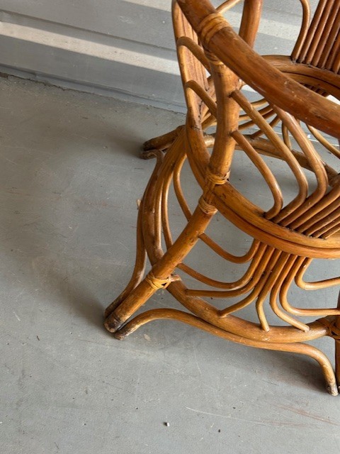 Vintage MCM Walnut Step End Table / Side Table gallery