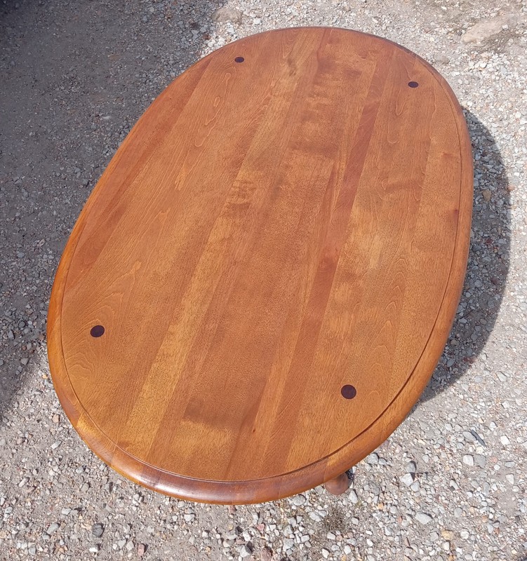 Mid Century Ethan Allen Maple Coffee Table (EA94) gallery