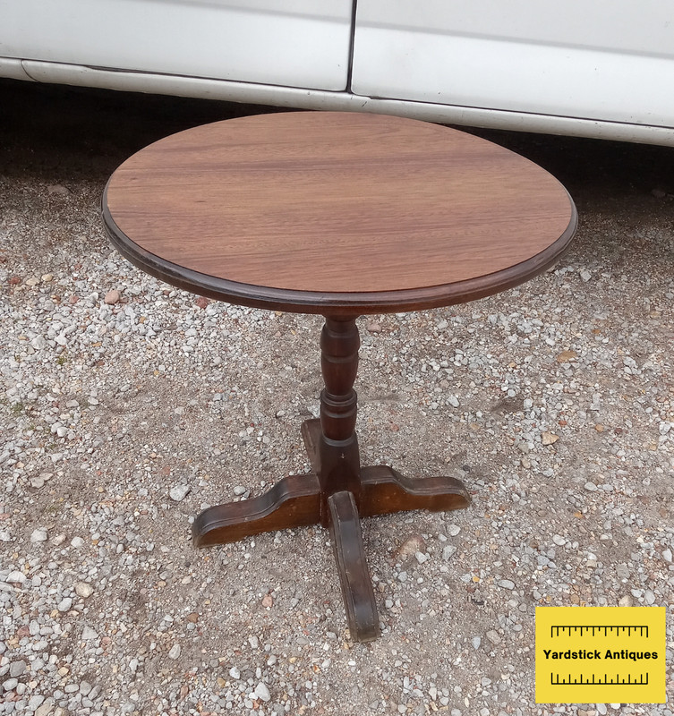Walnut Mid Century Pier End Table (PT-21)
