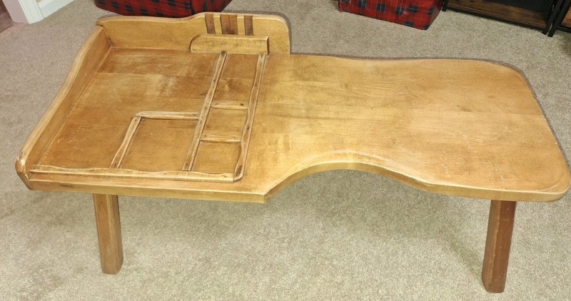 Vintage Cushman Colonial Creations Ruddy Maple Cobbler's Bench Seat, (No Drawer)