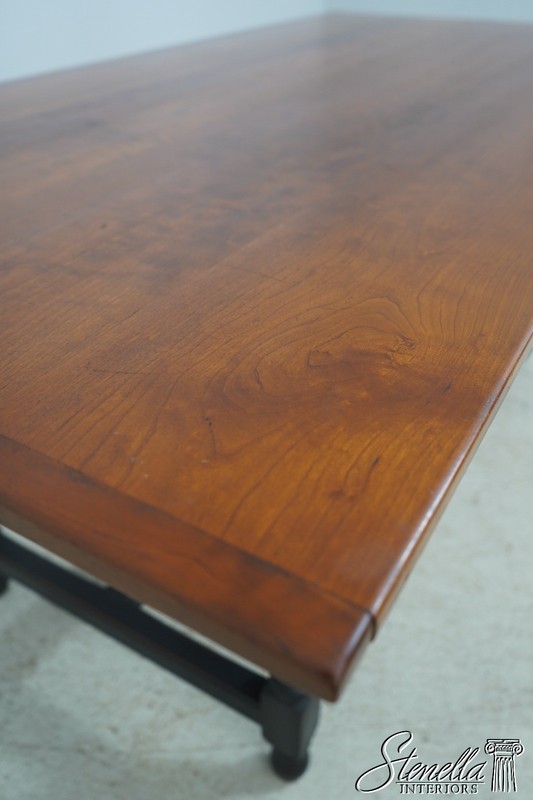 L65081: ELDRED WHEELER Cherry Top Dining Room Farm Table gallery