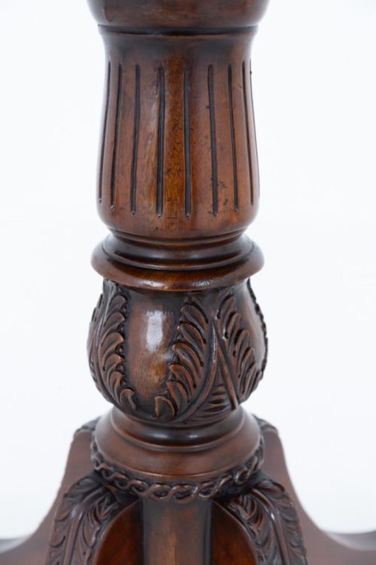 Regency Dining Table Pedestal Extending 20 Seater Mahogany gallery