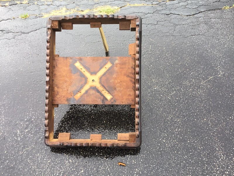 DIY VICTORIAN GINGERBREAD STYLE TABLE TOP FRAME for PEDESTAL TABLE 21 X 29 X 4” gallery