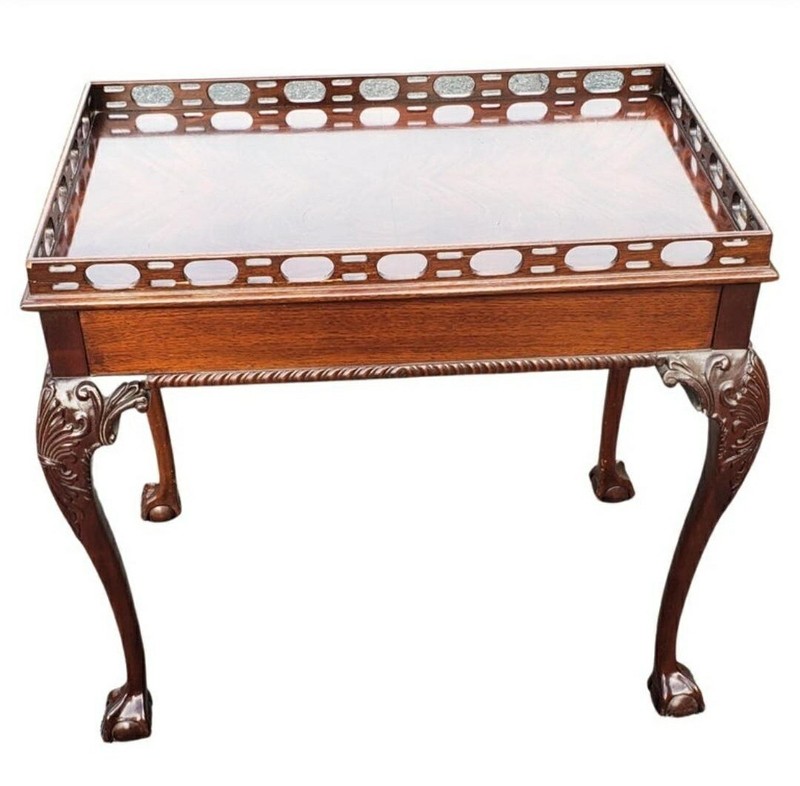 Council Craftsman Flame Mahogany Tea Table