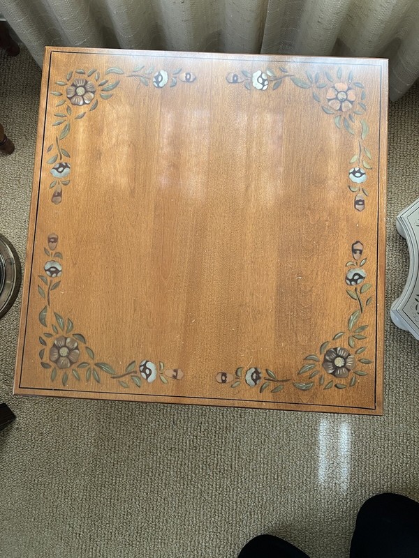 Ethan Allen Hitchcock White Square Pedestal End Tables. 1 for $150 or 2 for $250 gallery