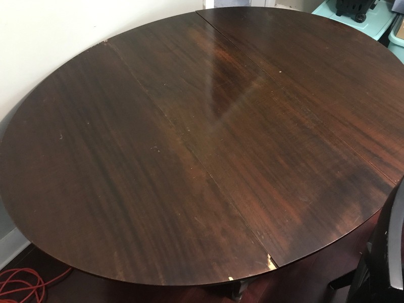 Antique English Drop Leaf Sofa Kitchen Table BARLEY TWIST Tiger Oak Gate Leg gallery