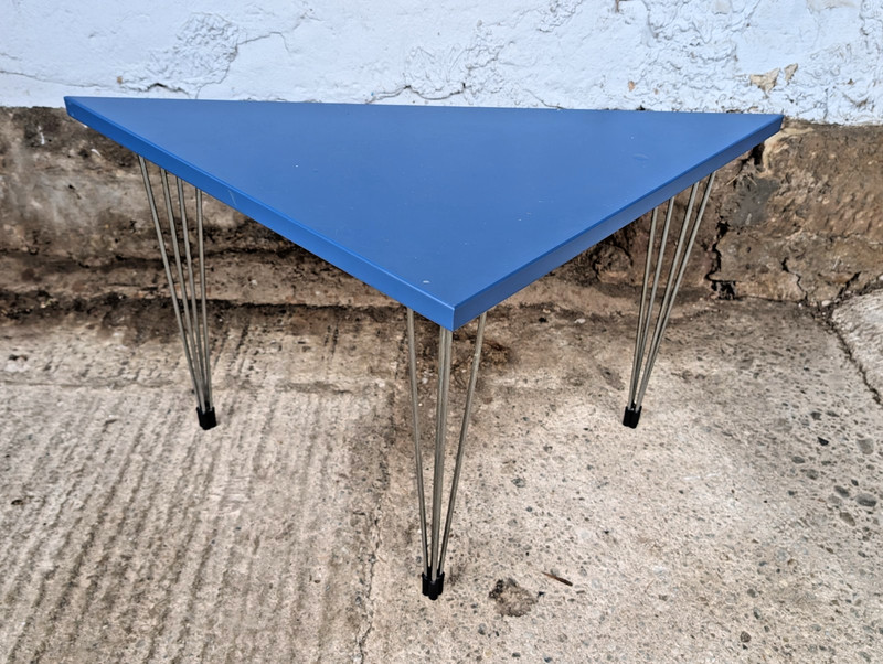 Vintage Table Fritz Hansen Retro Side Table Post Modern Pin Age Denmark 80s