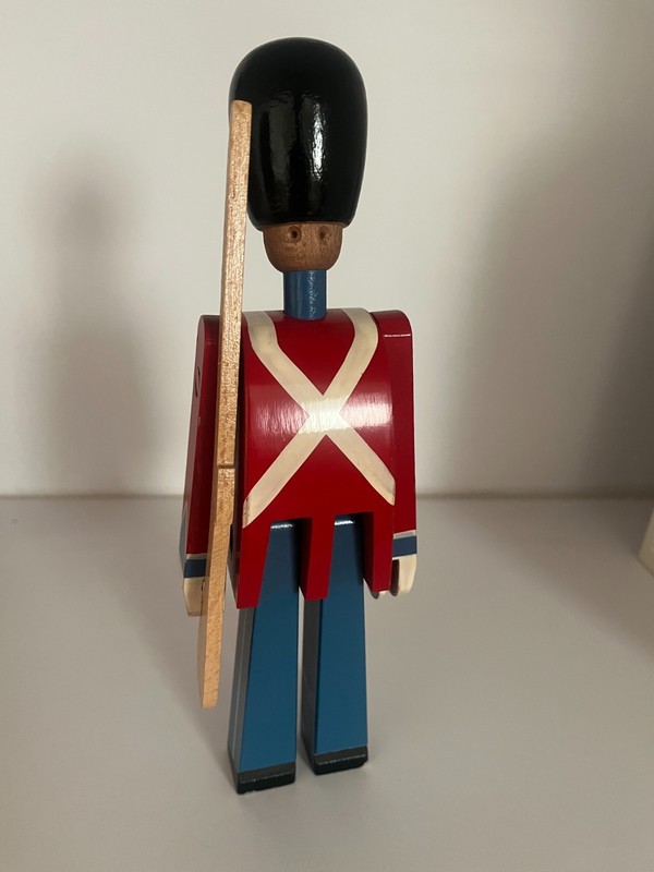 Original Kay Bojesen Royal Guard Rifle Wooden Figurine Denmark Mid Century