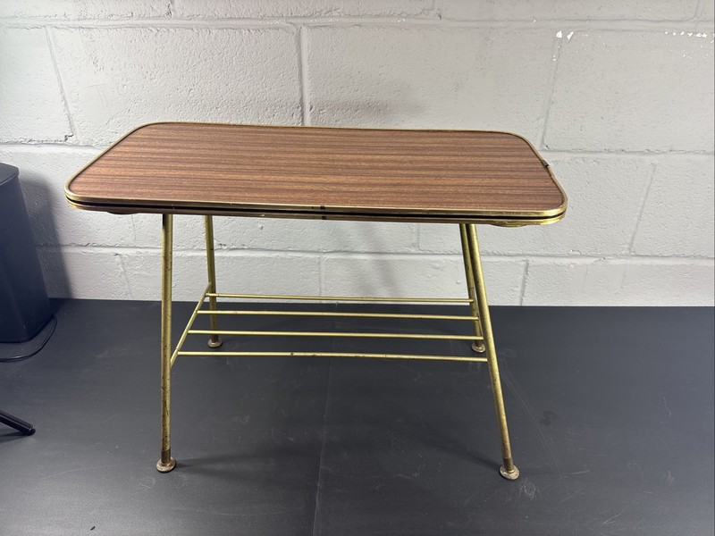 Newiste Mid Century Coffee Table & Magazine Rack, 1950s