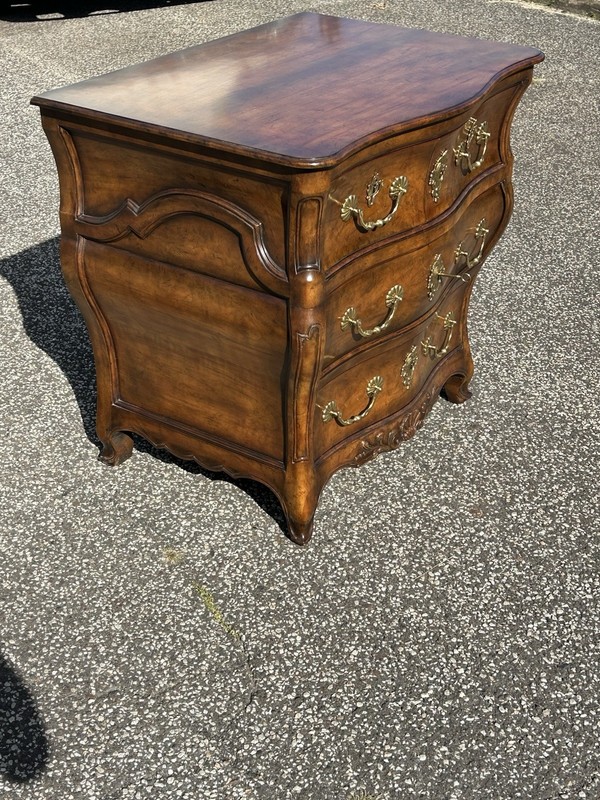 Baker McMillen Collection Continental Style Bombe Chest Of Drawers gallery
