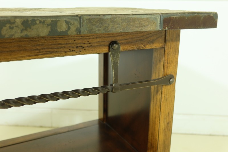 52022EC: Continental Style Stone Top Console Cabinet Vanity gallery