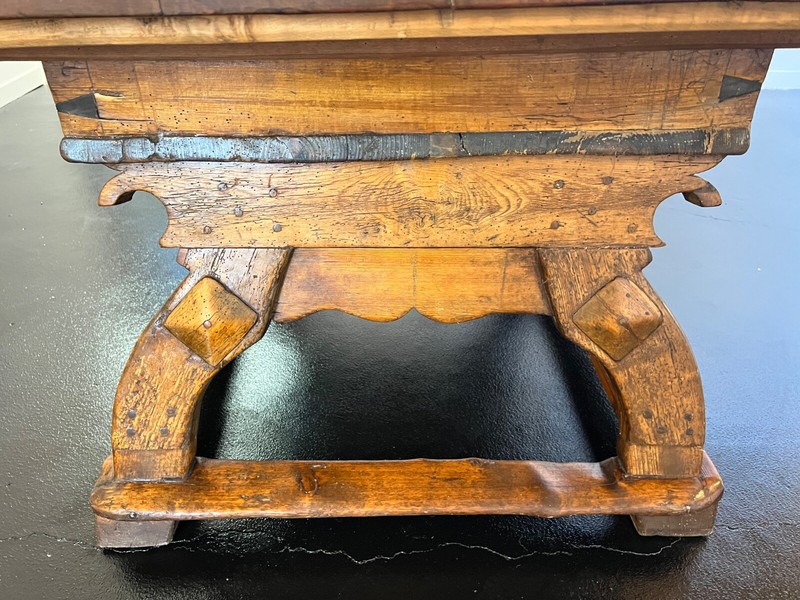 Alpine Square Top 1600's Bavarian Table shop Studio TORNO gallery