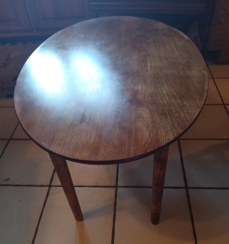 Mid Century Oval Cherry Coffee Table (CT382) gallery