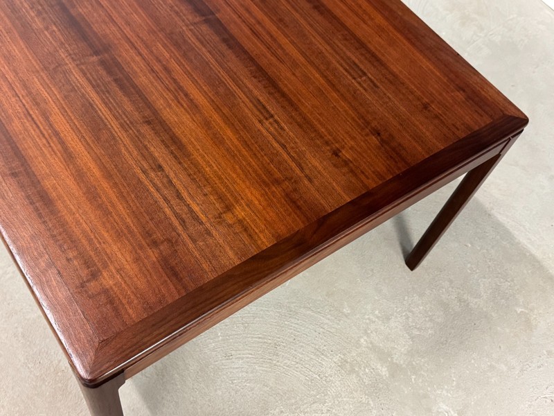 Refinished Walnut Square Coffee Table By Folke Ohlsson for DUX gallery