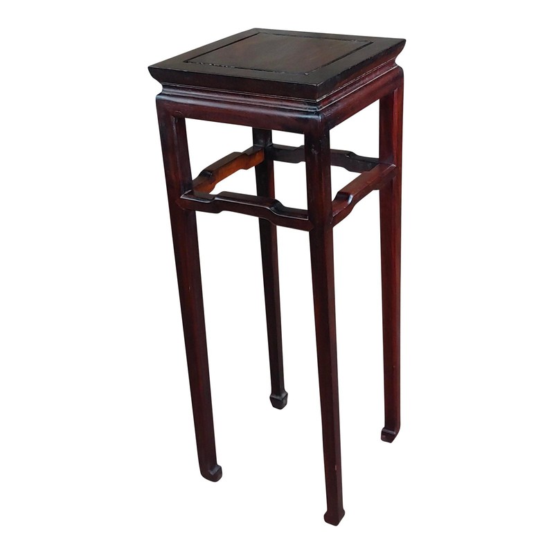 Chinese Antique hand carved Redwood Stand
