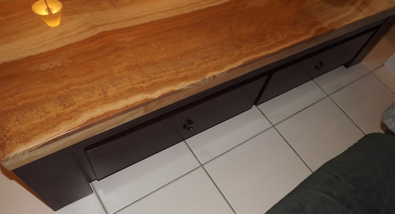 Large Stunning 80" x 32" Marble Top Table Pickup Ft. Lauderdale, FL gallery