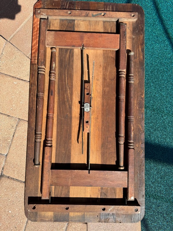 Antique Folding Farm Table gallery