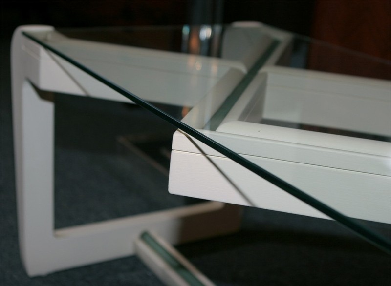 Lacquered Gesso Art Deco Cocktail Table by Atelier Borsani Varedo, Italy, 1940 gallery