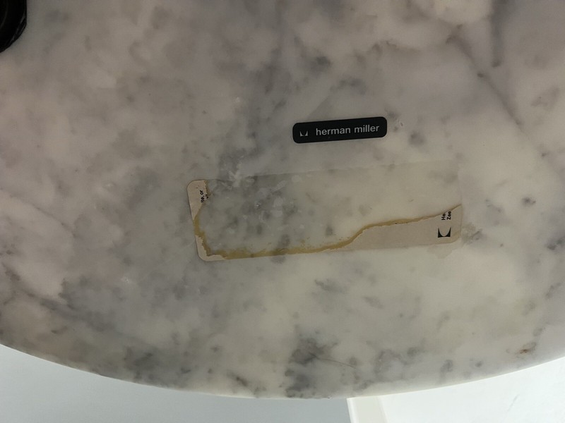 Herman Miller Round Marble Table