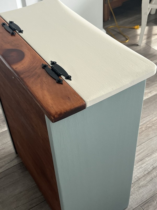 Beautiful Refinished Antique Side Table Or Cabinet. Excellent Condition gallery