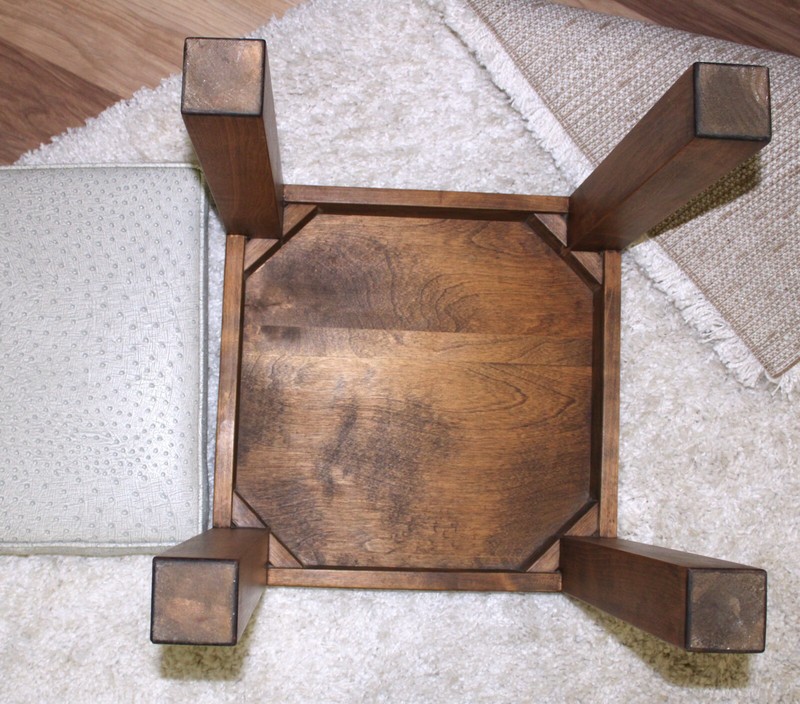 1950s Console Table Bench Stools Square Faux Ostrich Seats Pillows -Pick Up Only gallery