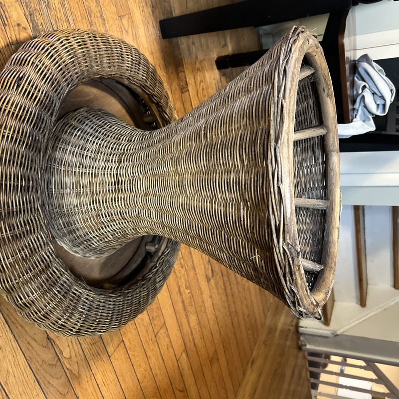 Vintage Woven Mushroom Table gallery