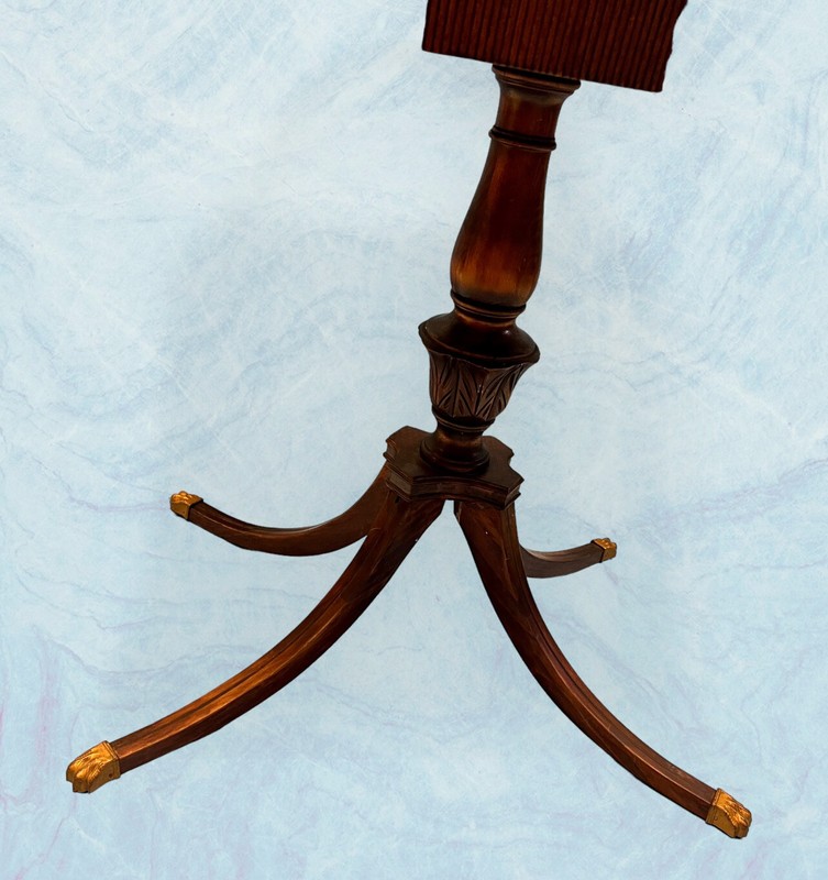 Georgian Style antique Mahogany Flip Top Game Table or Hall Console 32” gallery