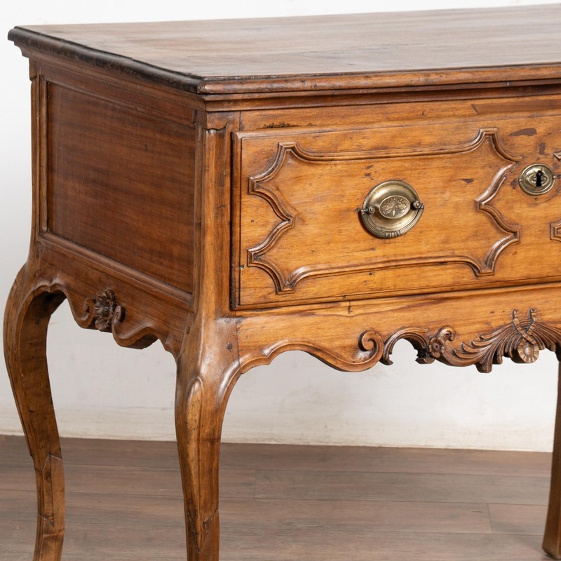 18th Century Portuguese Chestnut Side Table with Drawer gallery