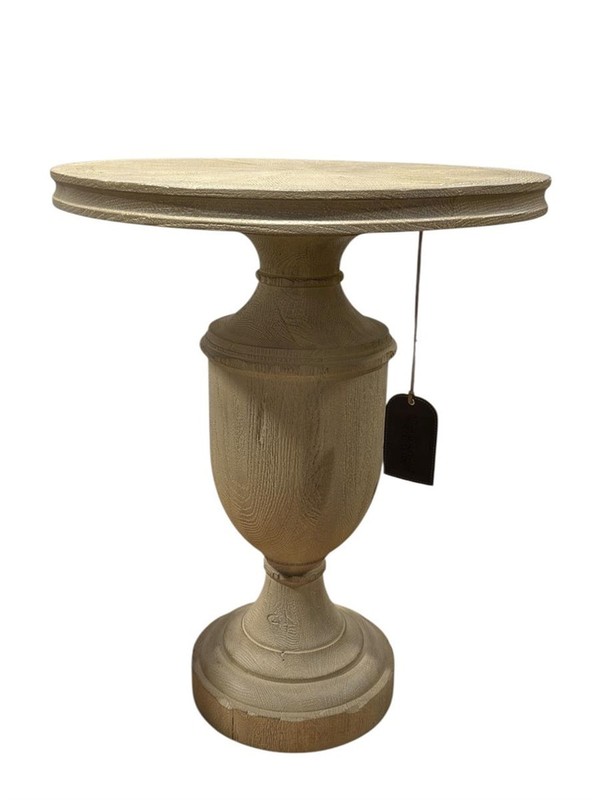 New Century “Archive Home” Monarch Hanover Pedestal Table 23W 23D 29H