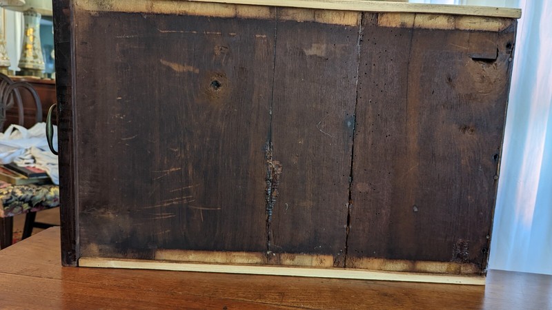 Antique 1690's Hand Made Drop Leaf Table Philadelphia gallery