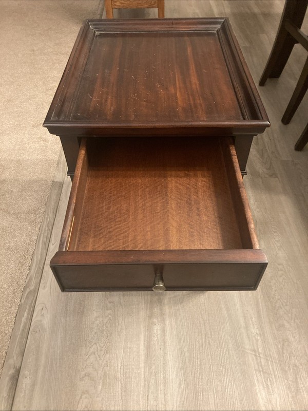 Baker Furniture Milling Road One Drawer One Shelf End Table Side Table gallery
