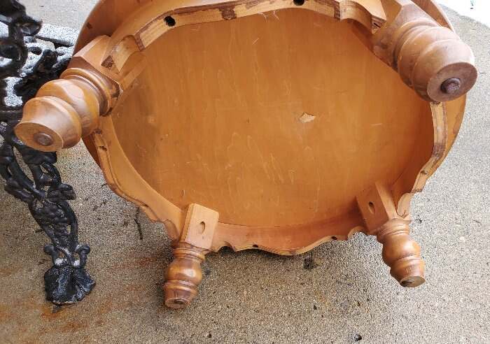 Vintage Round End Table 2 Tier Solid Hard Rock Maple gallery