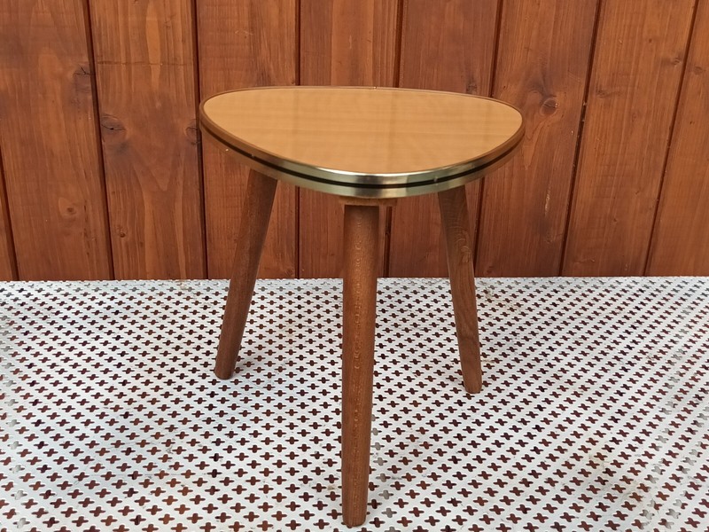 Flower Bench 50s Vintage Flower Table Rockabilly Retro Flower Stand Stool 50s gallery