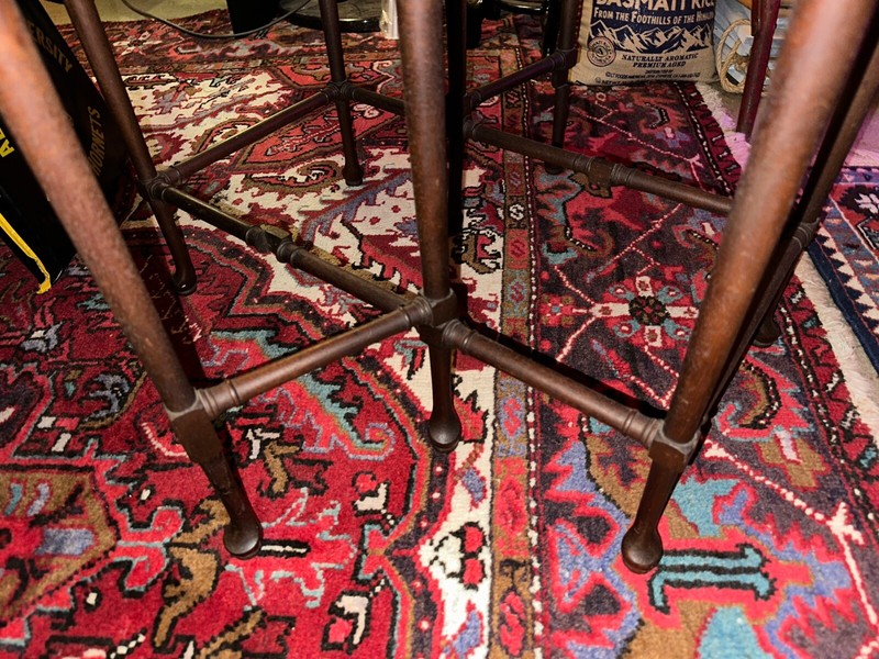 Henredon Folio Four Vintage Gate Leg Table Pembroke Drop Leaf Display Made USA gallery