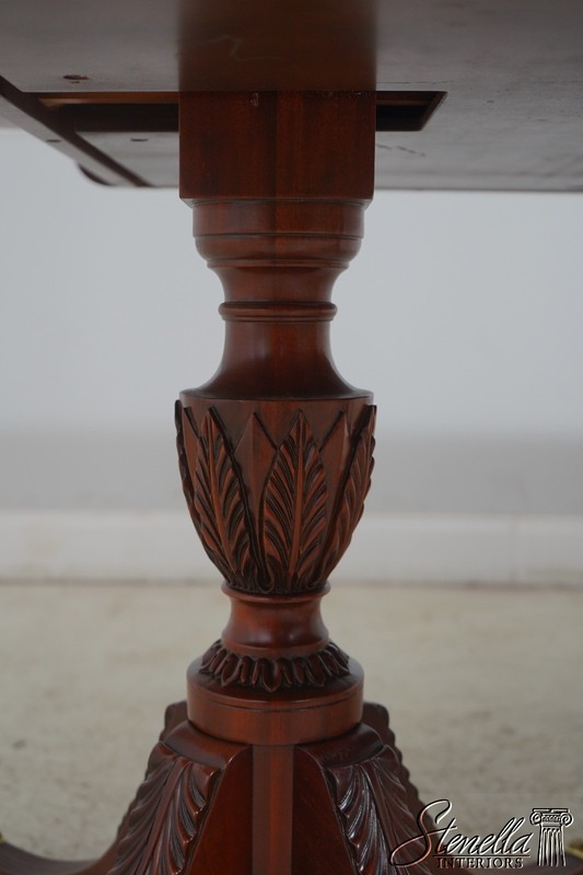 L67222: KINDEL Winterthur Collection Mahogany Dining Room Table gallery
