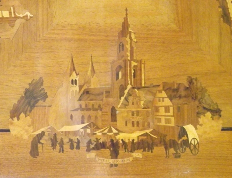 Wilhelm Renz Antique Inlaid Table gallery