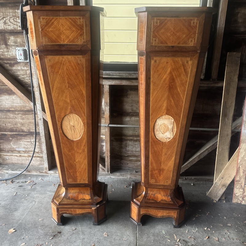 Louis XVI STYLE PEDESTALS, Statue Pedestal, Plant Pedestal, Clock Pedestal