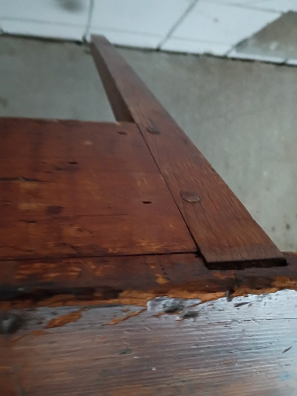 American Pine 1 board Top tavern table pegged 42L 26"h 23"d Desk work we deliver gallery