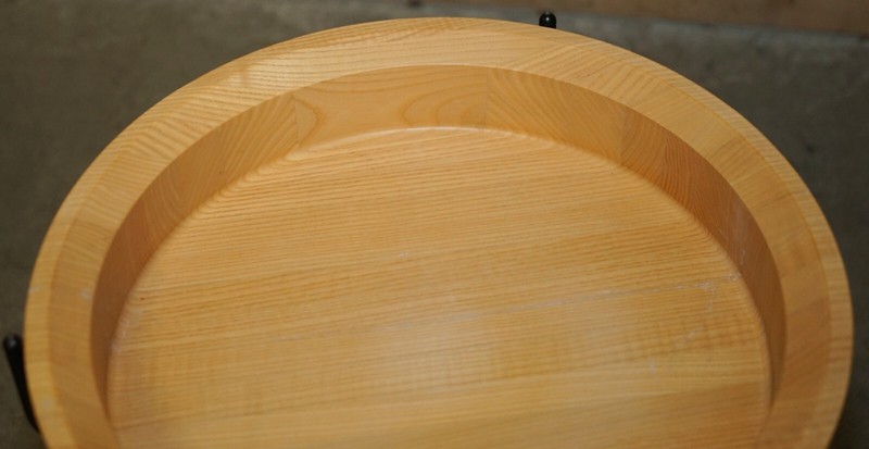 NEST OF THREE ASH WOOD SWEDESE MOBLER SIDE TABLES DESIGNED BY CORINNA WARM gallery