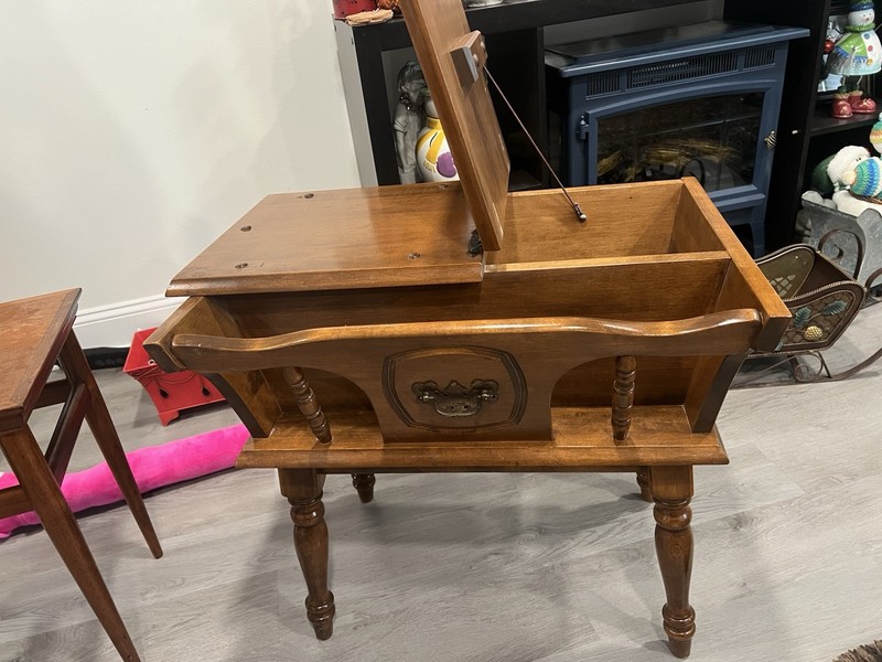 George B. Bent Co. Dough Box Table Vintage gallery