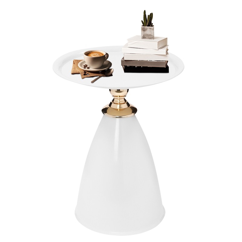 Side End Table, Small Round Side Table, For Living Room, Bedrooms, Offices