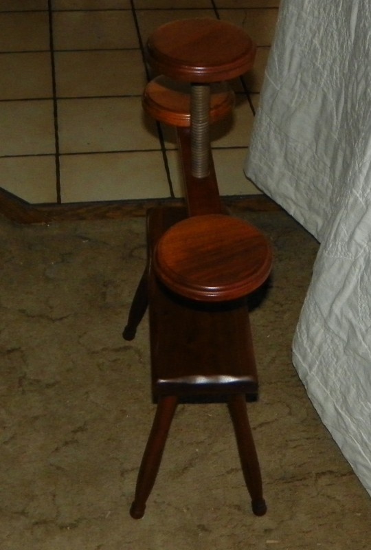 Solid Walnut Adjustable Plant Stand (PS67) gallery