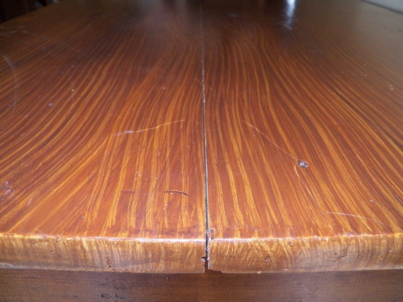 Antique Grain Painted 2 Drawer Kitchen work table Farm dining Old Finish island gallery