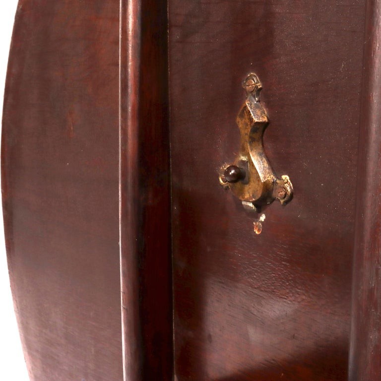 Antique Chippendale Carved Mahogany Tilt Top Table 19thC gallery