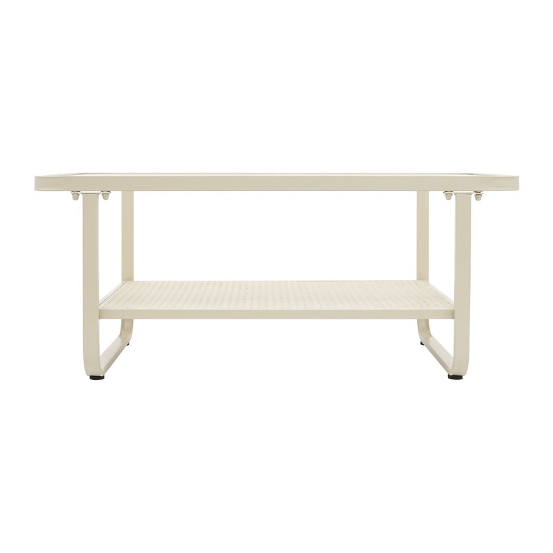 Coffee Table for Living Room, 2 Tiers Rectangle Coffee Table 39.3*19.68*16.53in gallery