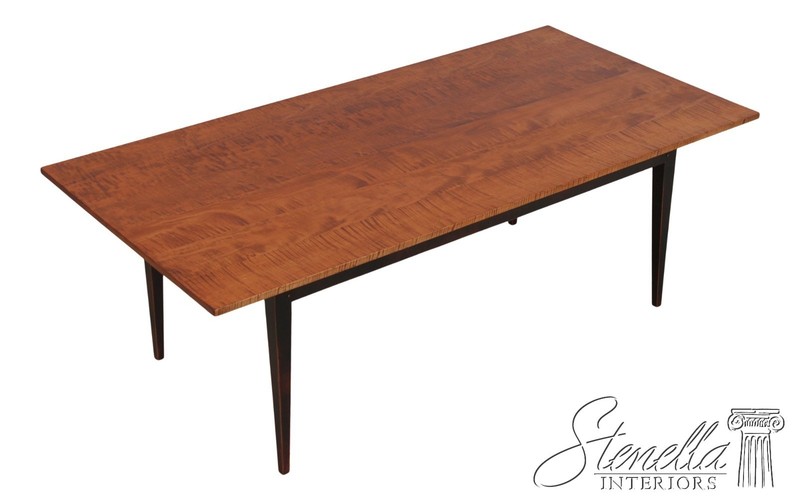 L72590: Benchmade Tiger Maple Large Farmhouse Dining Tavern Table
